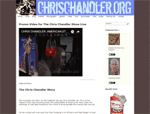 Tablet Screenshot of chrischandler.org